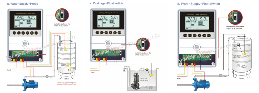 220 Volt Booster Pump Controller with Dry Run Protection